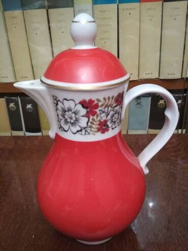 карникс кофе: Qəhvə dəsti, rəng - Qırmızı — 1