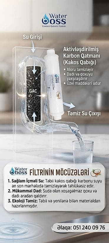 WaterBoss Reverse Osmosis System – Post Filter Pure Coconut Shell — 2