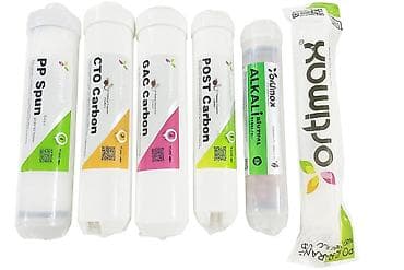 Ortimax (RO) su təmizləyiciləri üçün 6 mərhələli kartric dəsti Tərkib