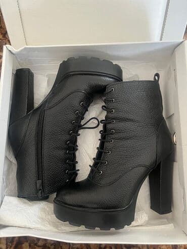 qiz ucun botlar: Ölçü: 36, rəng - Qara, Yeni — 3
