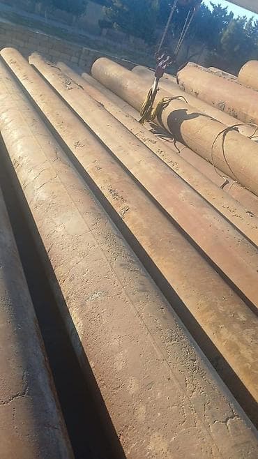 demir ferma: Məhsul: Böyükdiametrli polad borular 530mm. Bir dənəsinin uzunluğu 11 — 4
