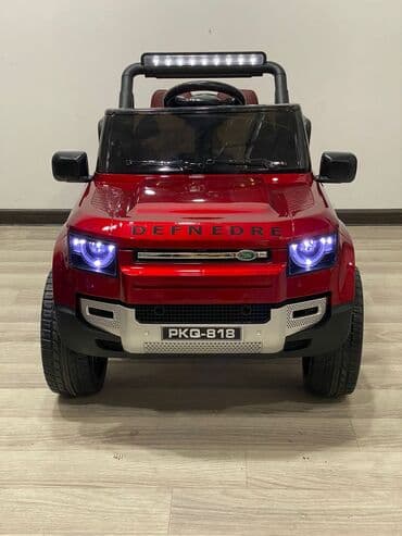 maşınlar uşaq üçün: Əsl Jeep uşaq maşını. Land Rover Defnedre 😎 12 V Güclü Batareya 4 — 5
