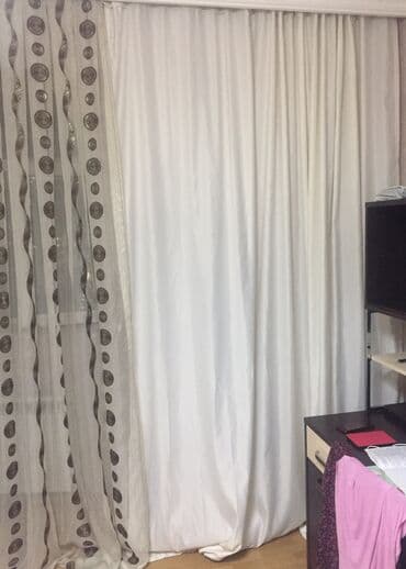 işlənmiş jalüz: Gunkeçirtməz və tül pərdə, əla vəziyyətdə. Olçuləri: 293x293. Qiymət — 2