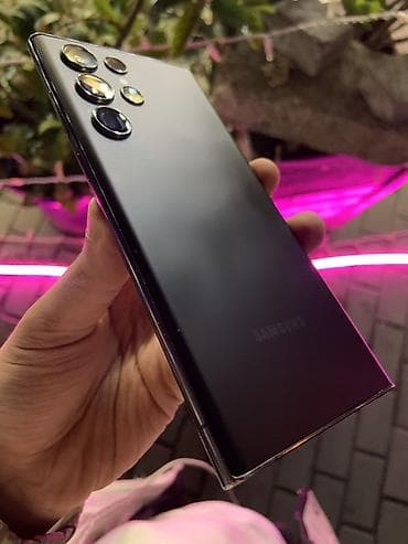 ikinci el s22: Samsung Galaxy S22 Ultra, 256 GB, rəng - Qara, Barmaq izi — 1