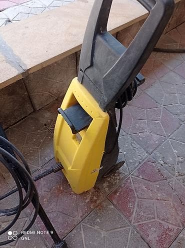 elektrik samavar: Yüksək təzyiqli yuyucu aparat - Elektrikli portativ model, sarı-qara — 1