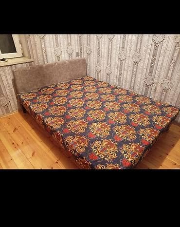 ev əşyası: İkinəfərlik çarpayı, Matras ilə, Siyirməsiz — 1