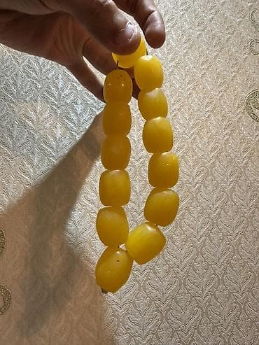 Aksesuarlar: Qədim Kəhrəba Təsbeh. Baba Yadigarıdır Ehtiyacdan Bu Qiymete Qoyulub — 3