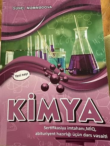 İdman və hobbi: Kimya dərs vəsaiti Yenidir,heç istifadə olunmayıb.10 azn alınıb 7 — 1