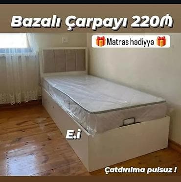 yorğan dosek: Yeni, Təknəfərlik çarpayı, Bazalı, Matras ilə, Siyirməsiz — 1