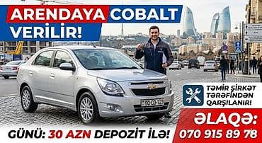 icarə masinlar: Chevrolet Cobalt icarəyə verilir. - Sürücülük üçün rahat sedan — 1