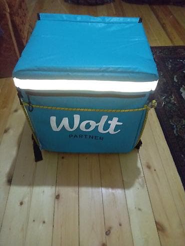 Сумки для курьеров: Wolt Partner termo çatdırılma çantası - Ölçü: iri həcmli kvadrat — 2