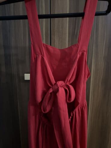 qırmızı qadın ətəkləri: Gündəlik don, Maksi, Moncler, S — 2