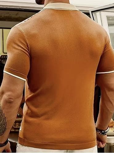 massimo dutti ispaniya: Polo köynək, Defacto, 2XL, rəng - Qəhvəyi — 2