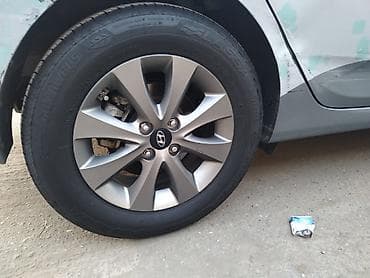 Hyundai orijinal yüngül lehimli disk və Lassa teker yeni razmer 195 65