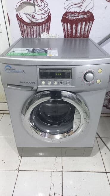 isdenmis paltaryuyan: Paltaryuyan maşın Daewoo, 7 kq, İşlənmiş, Avtomat, Ödənişli çatdırılma — 2