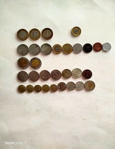 Qəpik(sikke) pullar. Türk lirəsi, türk krusu, rus qəpiyi, gürcü — 4