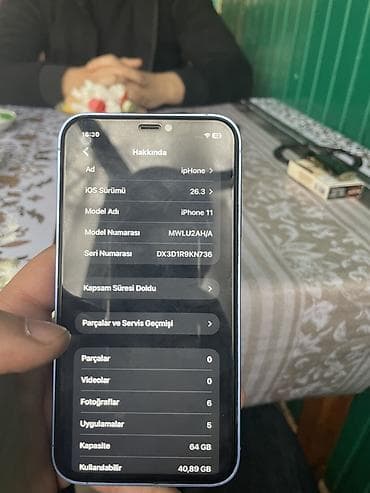 apple saatı: IPhone 11, 64 GB, Mavi — 8