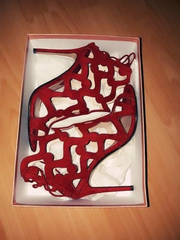 basanoşkalar 2024: Ölçü: 38, rəng - Qırmızı, İşlənmiş — 3