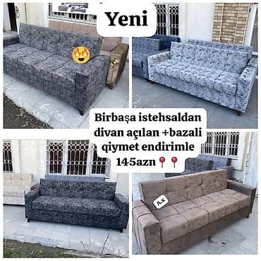 Di̇van-kravat, Açılan, Bazalı, Parça, Çatdırılma yoxdur