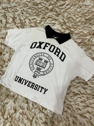 Corab və alt paltarı: Məhsul: “Oxford University” temalı köynək - Rəng: Ağ köynək, qara — 2