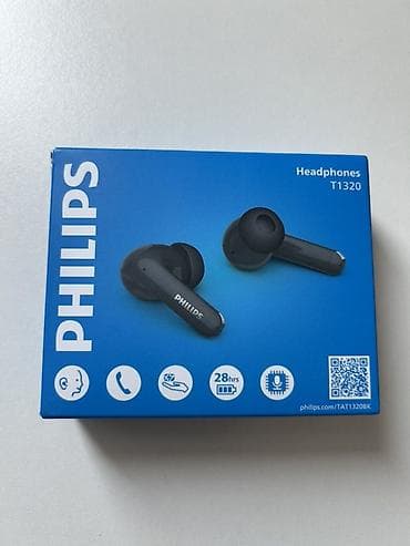 qulaq: Philips T1320 True Wireless qulaqlıqlar - Model: T1320 (TAT1320BK) - — 2