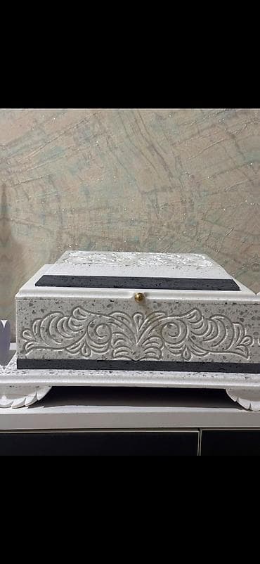 dekor evler: Qranit/akril daşdan dekorativ qutu - Material: süni daş/qranit tipli — 3