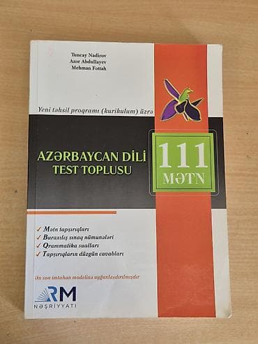 RM nəşri azərbaycan dili mətn toplusu -içərisi tam səliqəlidir