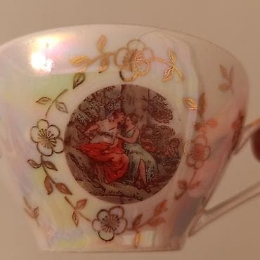 sud separatoru: Çay dəsti, rəng - Ağ, Farfor, 6 nəfərlik, Almaniya — 2