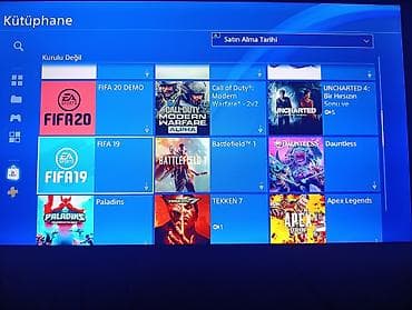 ps4 pro disk: Playstation 4 slim 500gb əla vəziyətdə, plombu üzərində, 2 original — 9