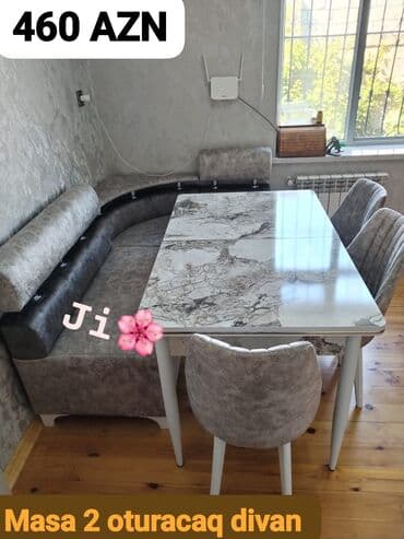 обеденный стол купить: 🇹🇷Turkiye istehsali. Metbex masa desti Masa 3 oturacaq divan Masa — 1