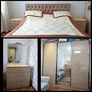 Yataq dəsti – Yasamal (B668) Komplekt: - Taxt: 2×2 m, yumşaq