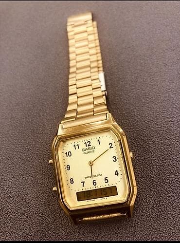 ucuz saat: Qol saatı, Casio, rəng - Qızılı — 1