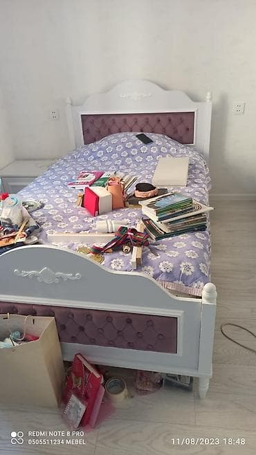 uşag mebeli: Oğlan üçün, Yeni, Təknəfərlik çarpayı, Yazı masası, Dolab, Komod — 5