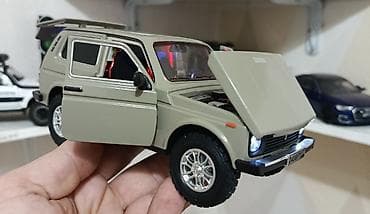 baqaji: Miqyaslı kolleksiya modeli – Lada Niva 4x4 (SUV) - Korpus rəngi: bej — 4