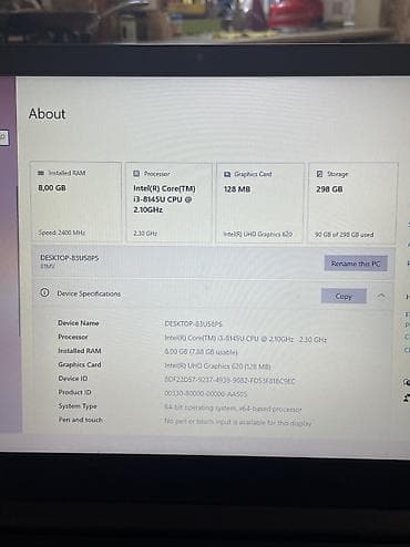apple notebook: Lenovo IdeaPad S145-15IWL Noutbuk əla vəziyyətdədir. Cızığı və qırığı — 2