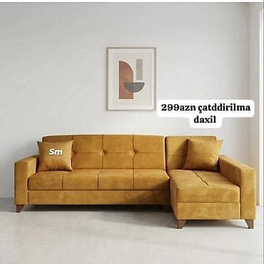 düz divan: Künc divan, Açılmayan, Bazasız, Parça, Ünvana pulsuz çatdırılma — 1