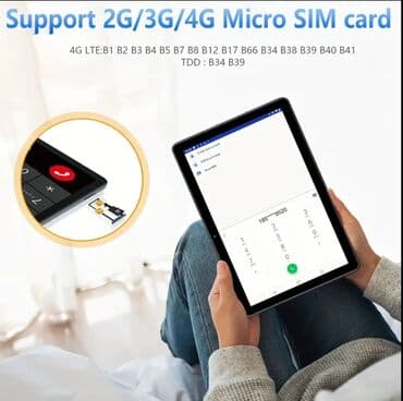 телефон fly wifi: 10.1 düymlük HD ekrana malik planşet dəsti. Dəstə qara rəngli — 5