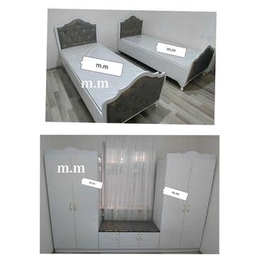 детские вещи мебель: Sifarişle gənc oda desti, uşaq mebeli, yazı masa, çarpayi, kravat — 4