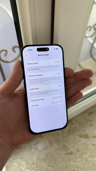 appl: IPhone 16 Pro, 256 GB, Blue Titanium, Zəmanət, Simsiz şarj, Face ID — 7