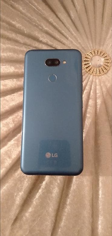 təlfon: LG K40S, rəng - Mavi, Barmaq izi — 2