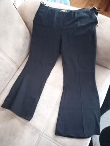 женские летние кардиганы: Брюки, XL, цвет - Черный — 1