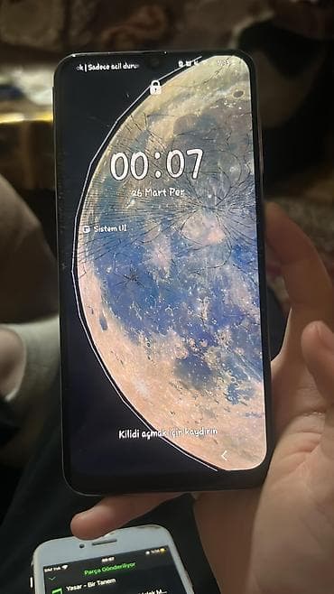 samsung a50 ekranı: Samsung Galaxy A50, rəng - Ağ, Qırıq — 5