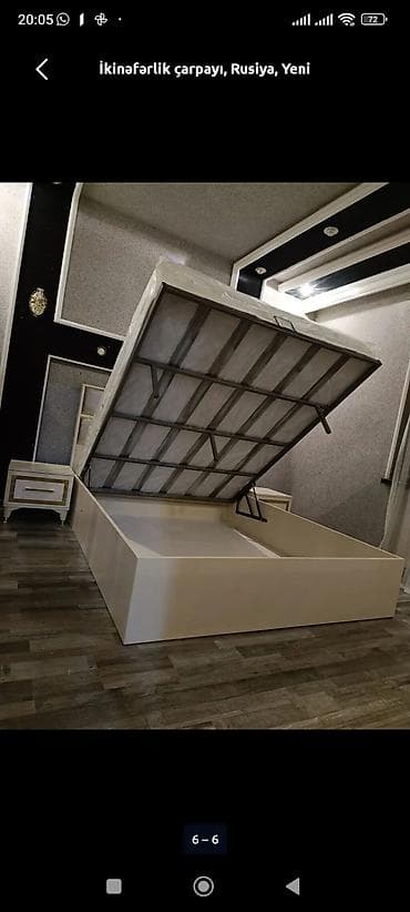 yorğa: İki nəfərlik çarpayı dəsti - Ölçü: standart iki nəfərlik (vizualda — 4
