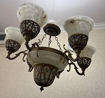 ucuz lüsturlar: Çılçıraq, 6 lampa, Metal — 4