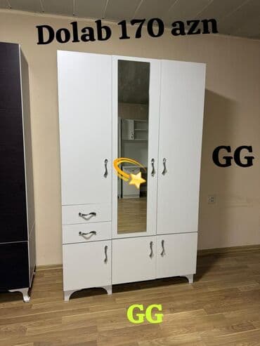 Yeni, Açılan, 3 qapılı Düz dolab, Qarderob, paltar dolabı lalafo.az -da Yeni, Açılan, 3 qapılı Düz dolab, Qarderob, paltar dolabı