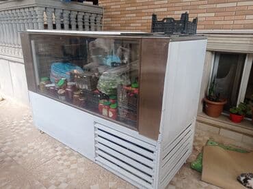 hazır vitrin: Vitrin tipli sənaye soyuducu - Ön tərəfi geniş şüşəli vitrin — 1