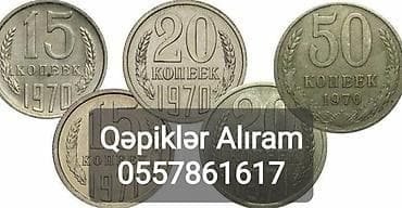 Alıram yalnız aşağıda siyahıda göstərilən adi Sovet (SSRİ) qəpiklərin