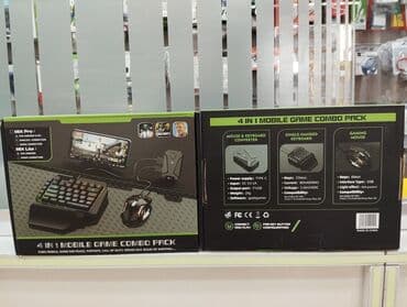 клавиатура и мышь для pubg mobile бишкек: Mobil oyunlar üçün nəzərdə tutulmuş 4-ü 1-də dəst. Dəstə bir əlli — 2