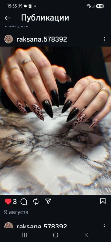 refle saçlar 2020: Manikür, Dırnaq qaynağı, Salonda — 8