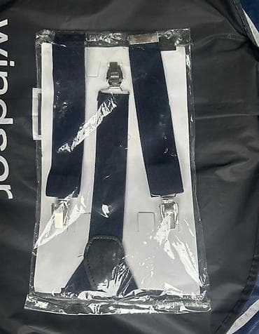 Kişi üçün tünd göy asqı (suspender) - Rəng: tünd göy - Model — 2